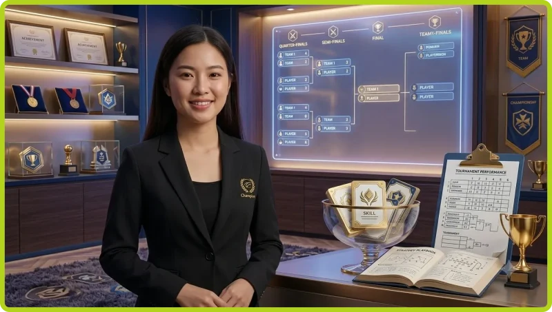 Bàn chơi xóc đĩa trong không gian casino sang trọng với ánh sáng kịch tính