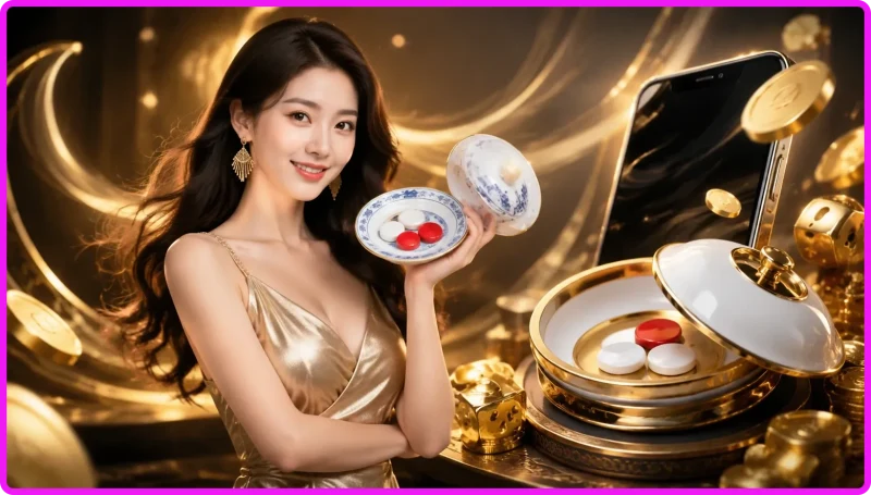 Giao diện game xóc đĩa tại Jun88 hiển thị trực quan trên điện thoại và máy tính khi chơi xóc đĩa trực tuyến