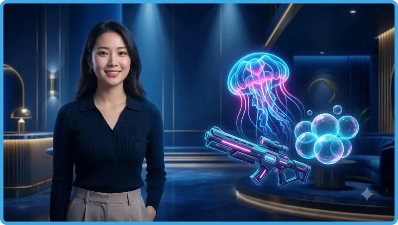 Thế giới đại dương đầy màu sắc trong game bắn cá Ocean War với boss cá vàng khổng lồ